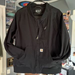 Carhartt Women's Rugged Flex Relaxed Fit Canvas Jacket - black